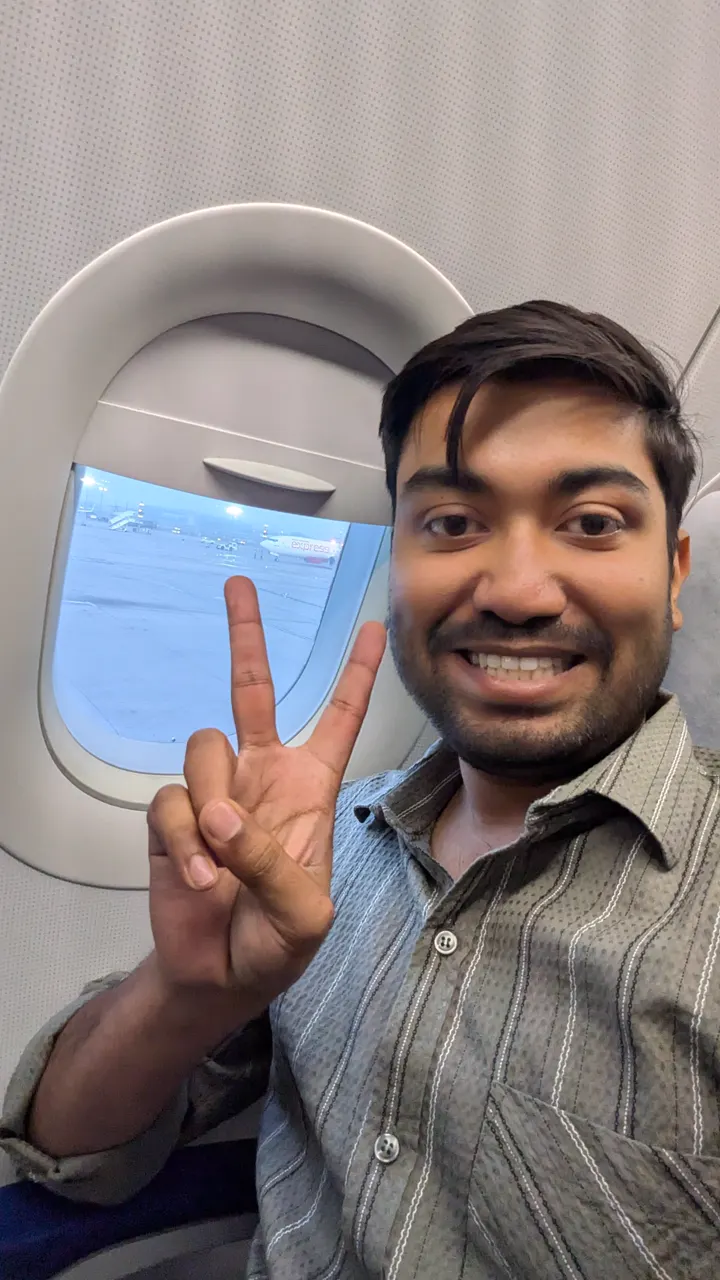 My first time on a flight
