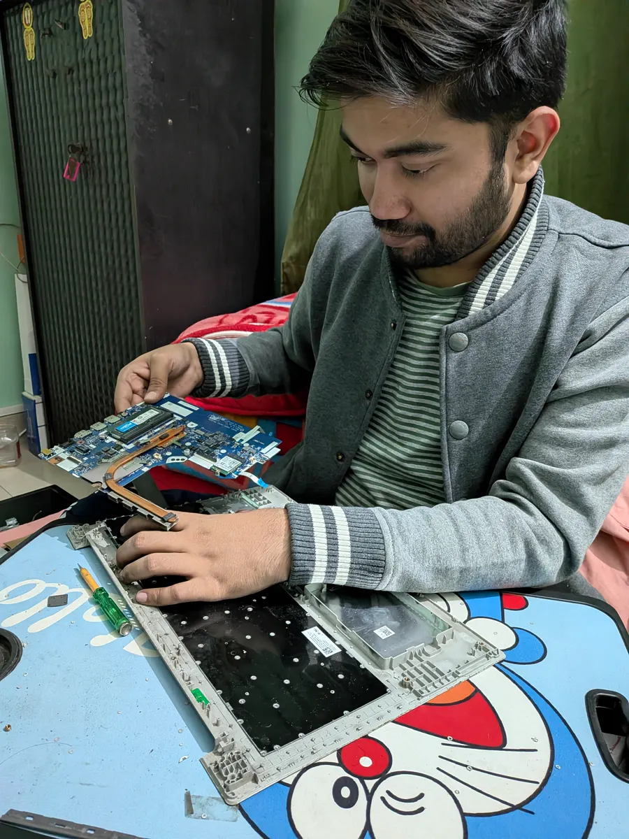 Repairing my own laptop