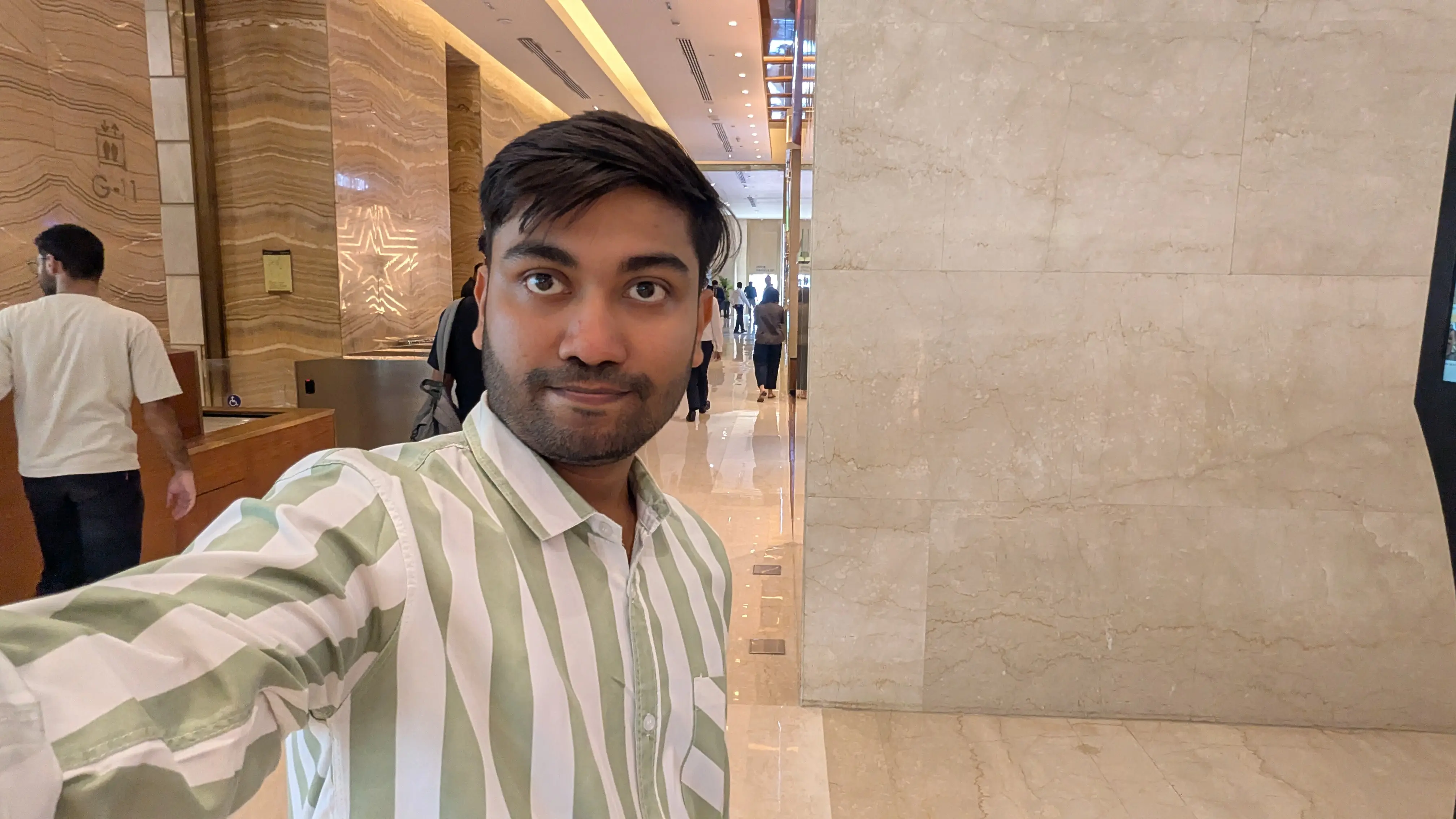 At the Samsung office